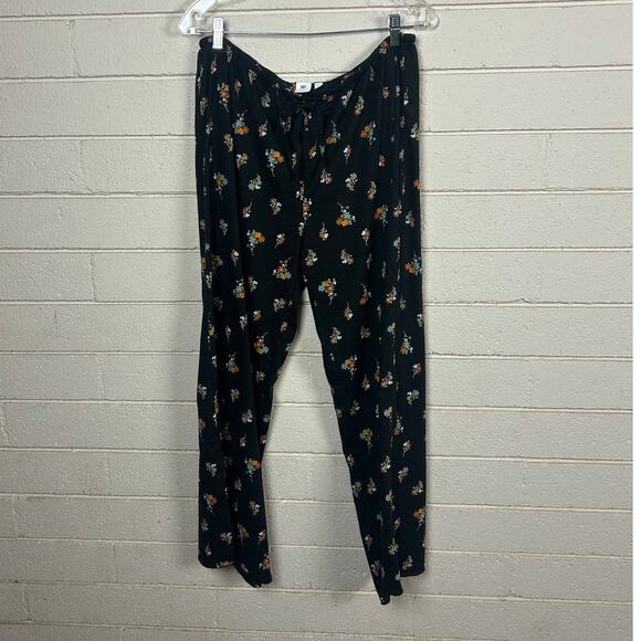 BP Ditsy Bloom Black Floral Lounge Pants size XL - Picture 1 of 8